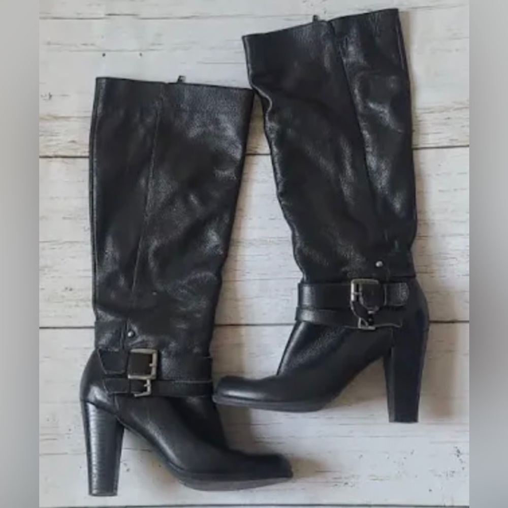 Nine West Habitat Tall High Heel Boots 8